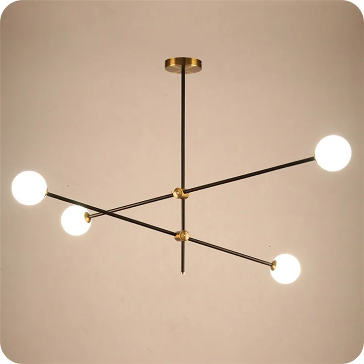 Подвесной светильник в винтажном стиле бронзовая черная отделка Led лампа типа G