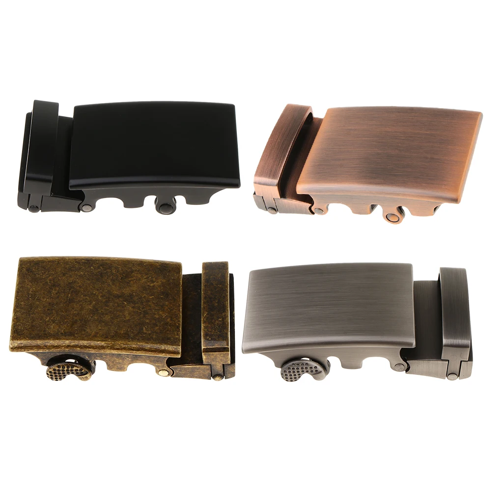 

Men's Metal Automatic Slide Buckle Replacement Male Ratchet Belt Buckle Antique