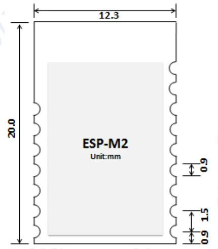 10 шт ESP M2 WiFi модуль ESP8285 совместим с ESP8266 сертифицирован FCC/CE дальнее расстояние