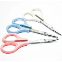 1pcs eyebrow eyelash scissors trimmer straight or angle fake eyelash extension tool eyelash scissors