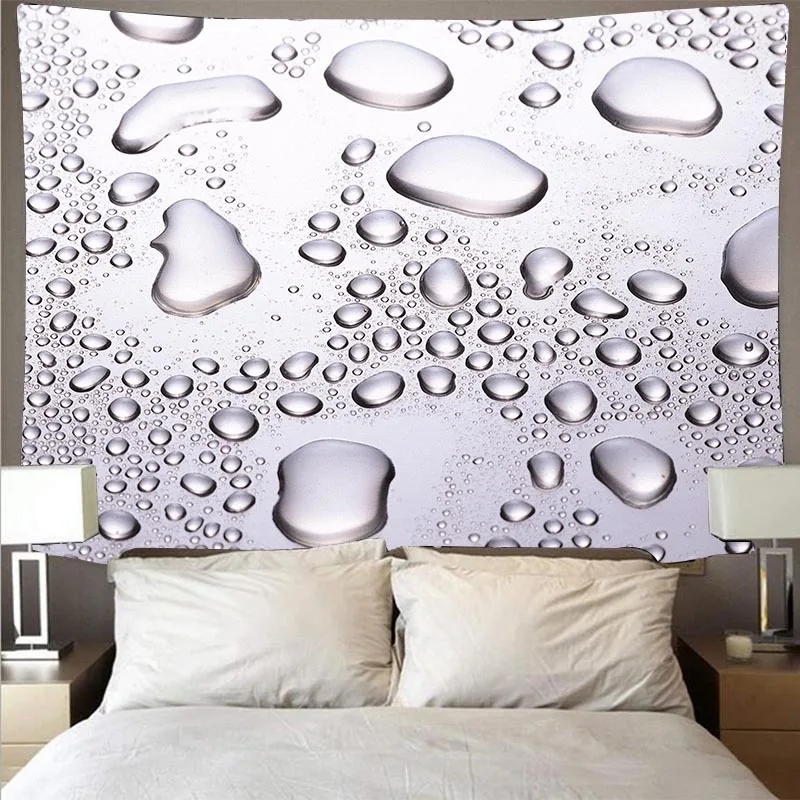 

Waterdrop Tapestry Home Decor Wall Blanket Drap Mural Tapestries Tenture Murale Tissus
