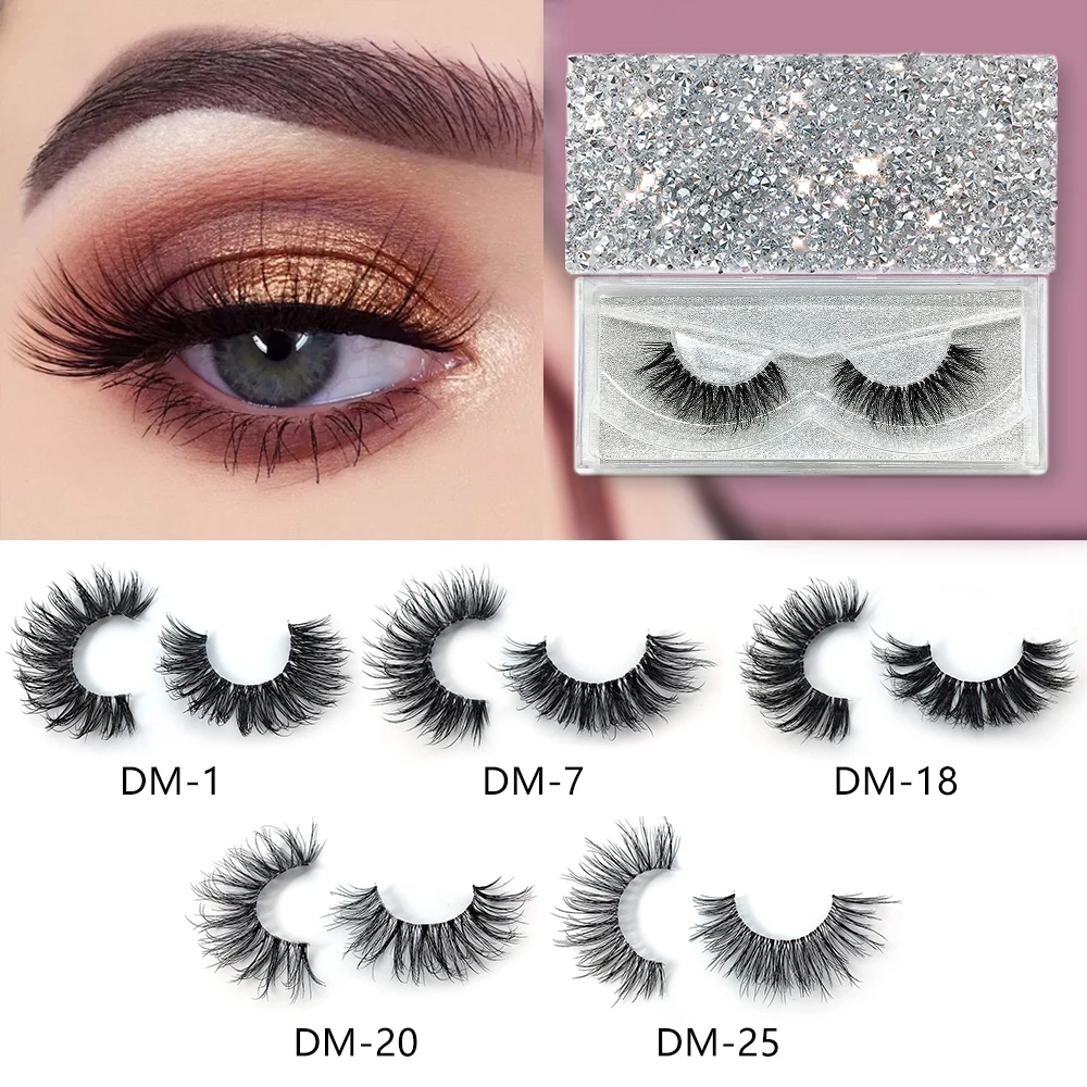 

3D Mink Lashes Luxury Gift False Eyelashes Reusable Eyelash Cotton Stems Fake Eyelashes Fake Eyelash Packing Box