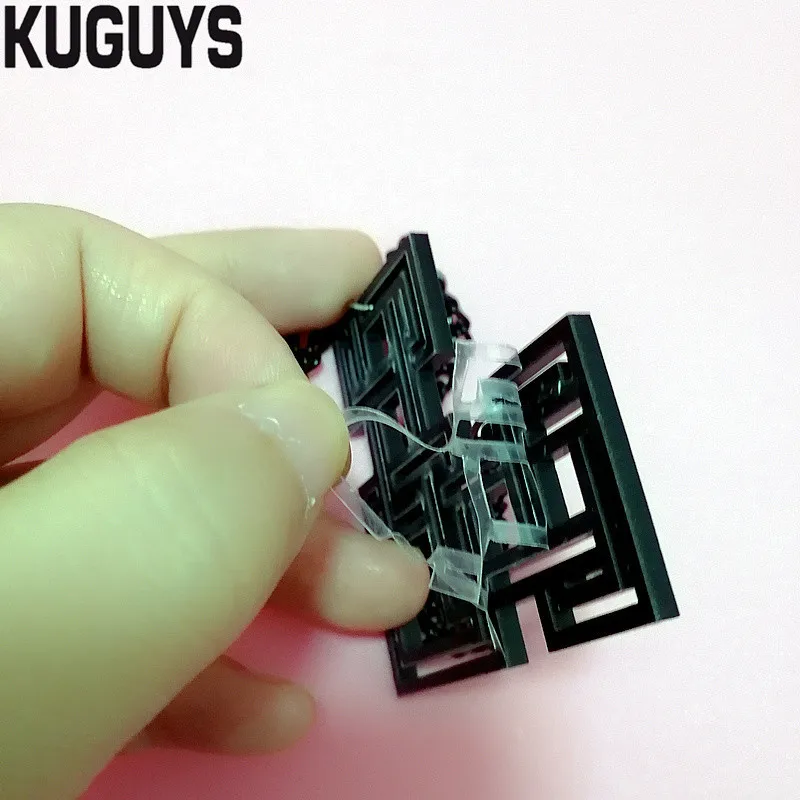 KUGUYS Трендовое ювелирное изделие черное геометрическое ожерелье для женщин