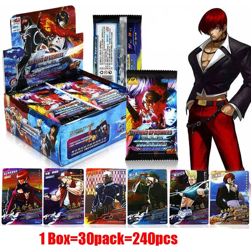 Cartas del rey de los luchadores, juguetes de tarjetas coleccionables de batalla, pasatiempos, colecci&oacute;n de pasatiempo, Anime, regalos, 240 Uds.-4
