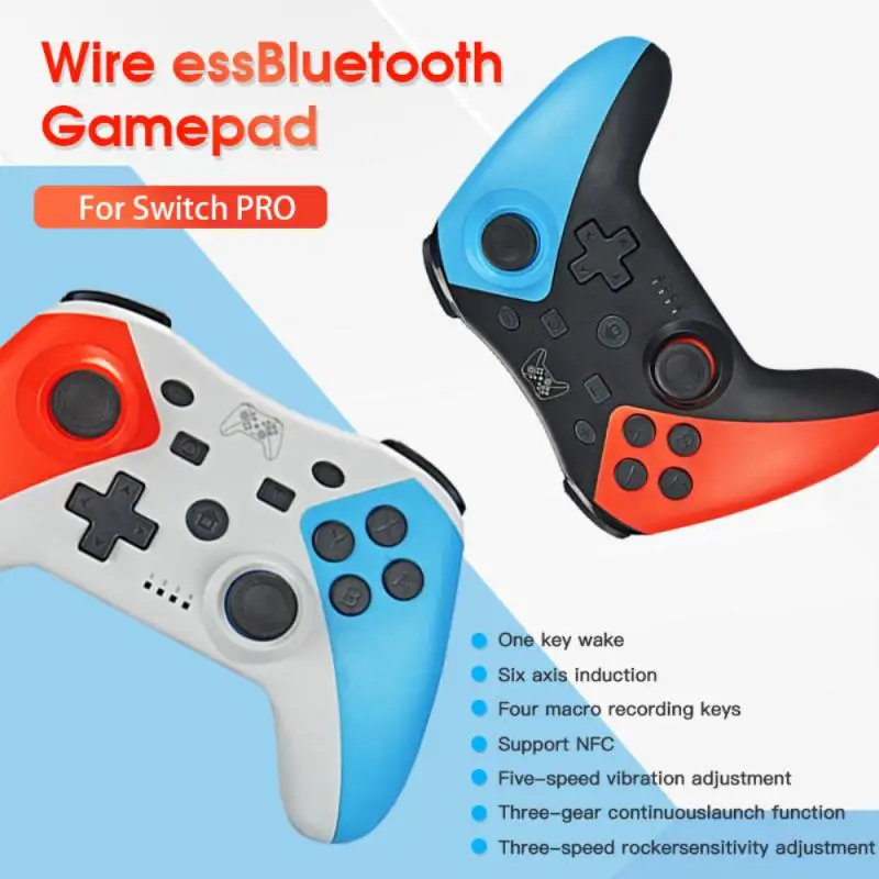 

For Switch Wireless Bluetooth-Compatible Handle NS PRO Gamepad Controller With Wake-up With Dual Vibration Burs Burst Function
