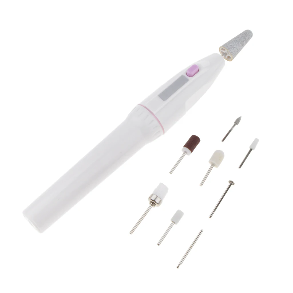 

Portable Electric Nail Drill - Light Electrical Nail File Kit For Acrylic, Gel