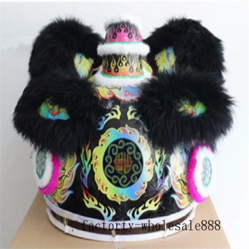 Костюм талисмана льва танцевальный костюм Китайский народный художественный