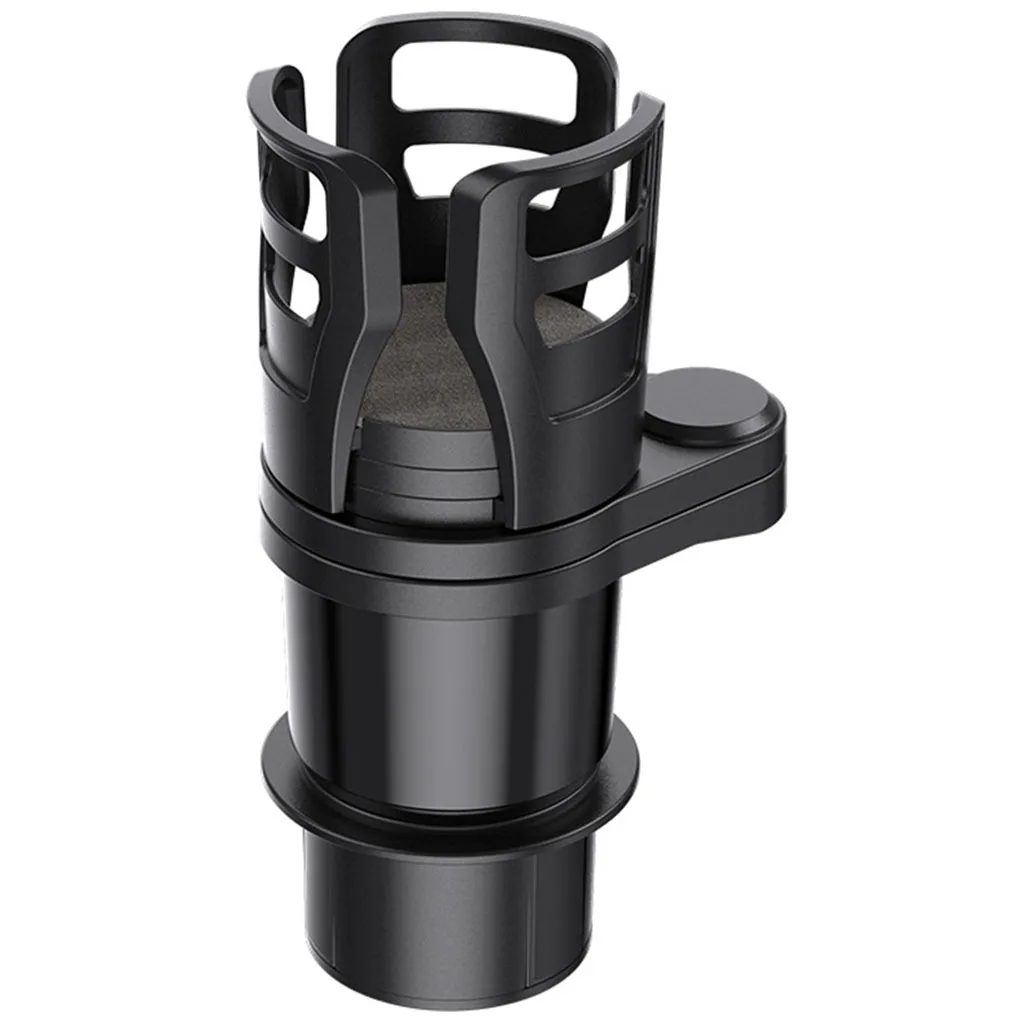 

2 в 1, многофункциональный автомобильный держатель для стаканов, регулируемый держатель для напитков с вращением на 360 °, регулируемое основ...