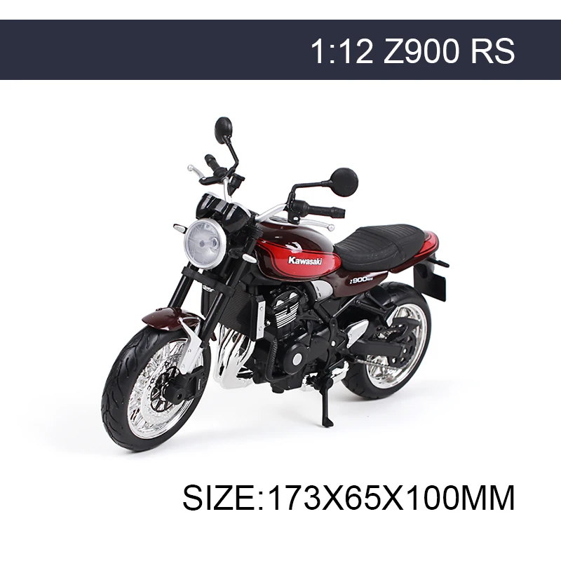 Оранжевый MAISTO 1:12 Kawasaki Z900 RS оранжевый 1:12 Масштаб мотоцикл литой металлический велосипед миниатюрная гоночная игрушка для коллекции подарков - Цвет: Оранжевый