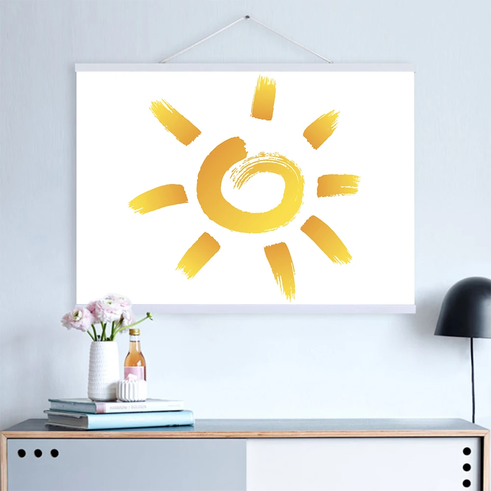 Твердая древесина Магнитная деревянная фоторамка сделай сам на заказ постер для