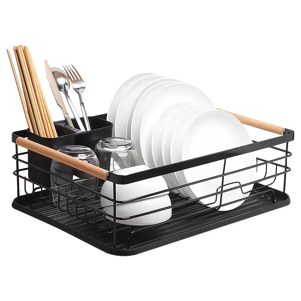 

Dish Drying Rack Kitchen Tableware Bowls Plates Storage Drainer For Counter Cabinet Dinnerware Organizer Container Dishes Shelf