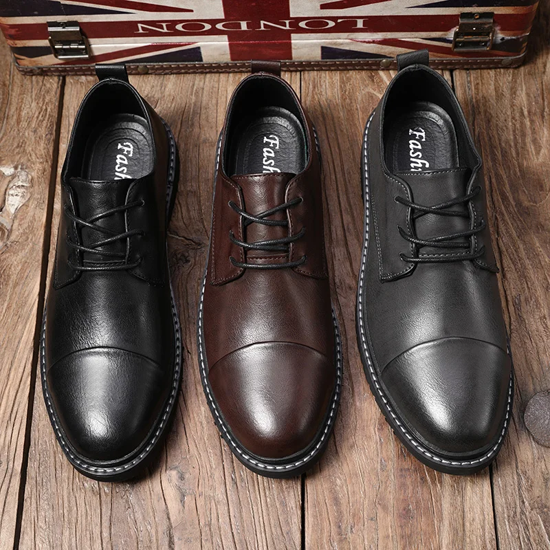 Брендовая мужская обувь Новинка весна-осень 2019 простая модная трендовая
