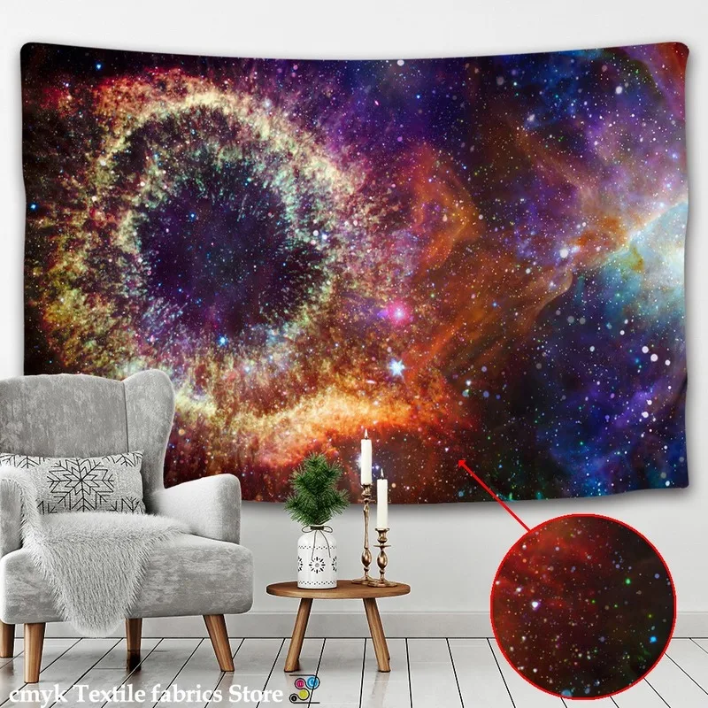 

Galaxy Universe Space Tapestry Stars Wall Hanging Hippie Retro Home Decor Yoga Beach Mat Tapiz Witchcraft Wall Cloth Tapestries