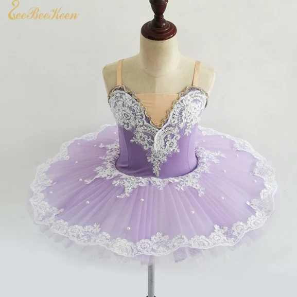 

Girls Ballet Tutu Dance Dress Bailarina Stage Performance Costume Adult Tutu Ballet Dancewear Children Swan Ballet Dress