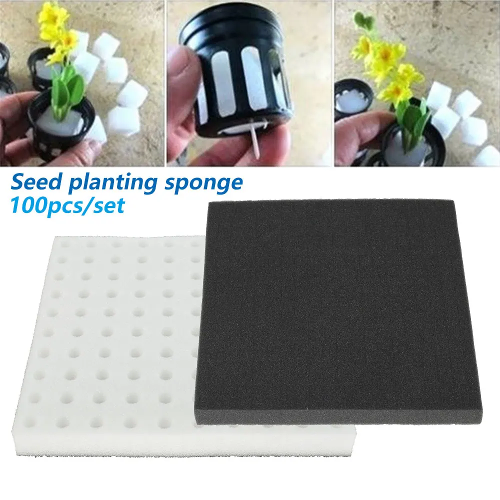 

Hydroponic Seedling Sponge Soilless Nursery Pots Seedling Plant Propagation Equipment Vegetables Sponge Flower Seeds Growing