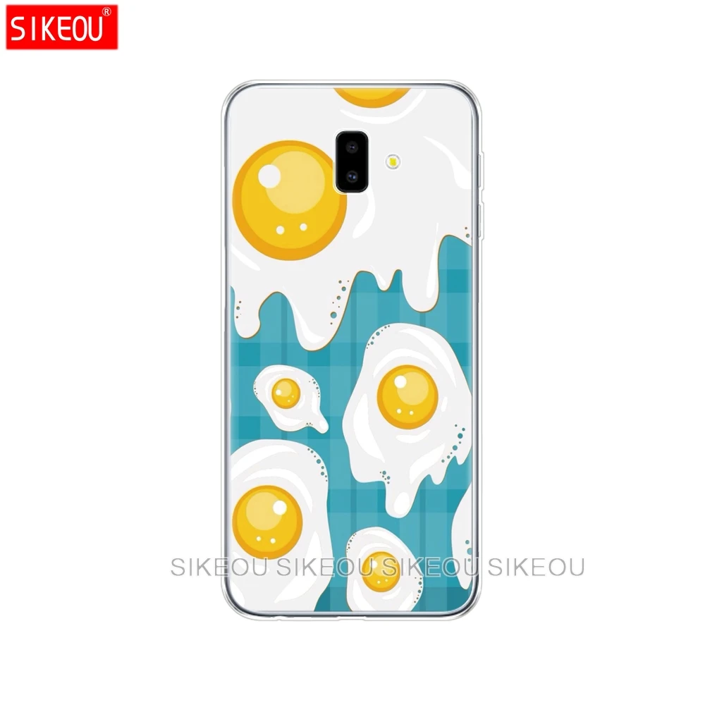 silicone case For Samsung J6 Plus Cases Soft TPU Cover Galaxy J6Plus 2018 J6+ J 6 J610 J610F Phone Capas | Мобильные телефоны и