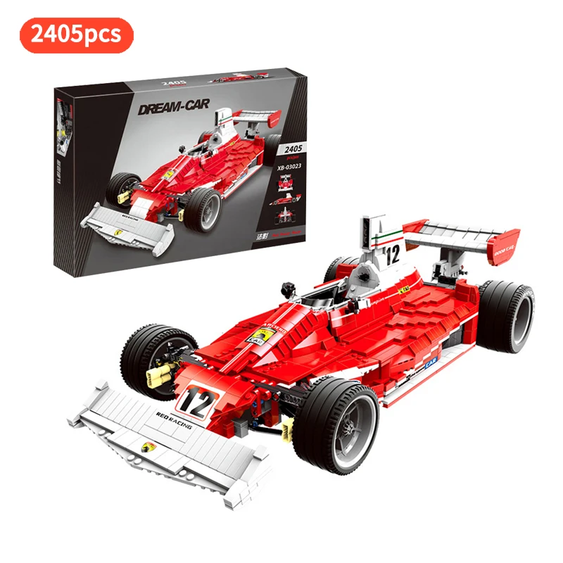 2405 шт. Красного Мощность Racer Ferri 312 т гоночный автомобиль известный модель
