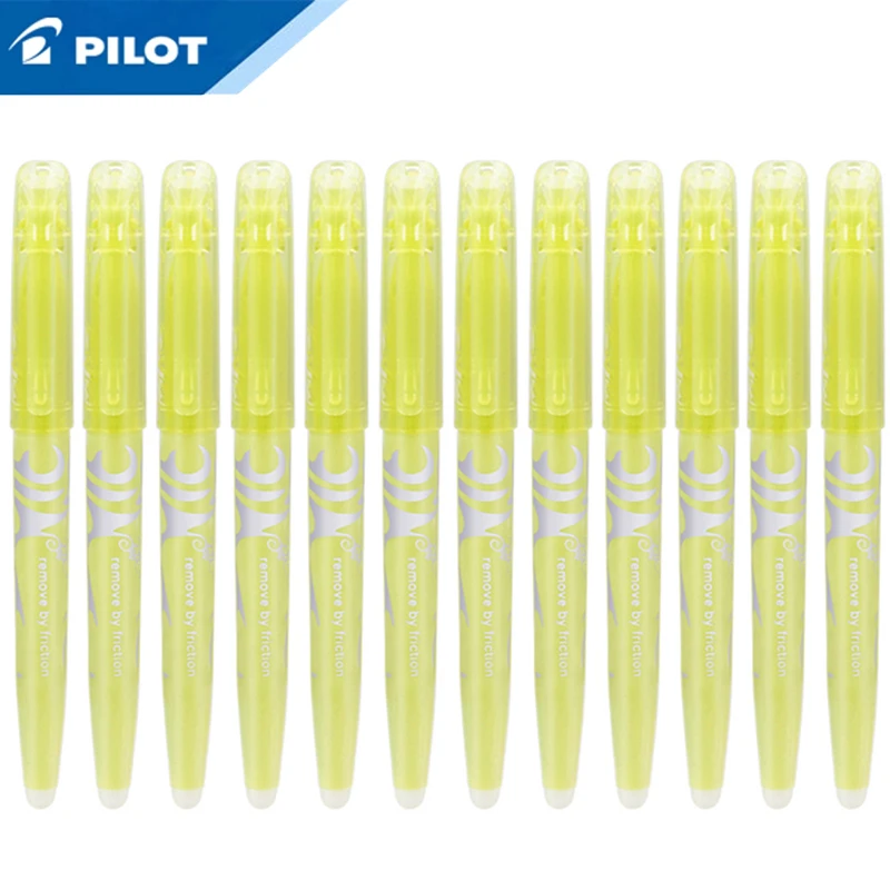 Light yellow 12 шт./лот японский пилот SW-FL FRIXION стираемый маркер ручка офисные и школьные канцелярские принадлежности - Цвет: Light yellow