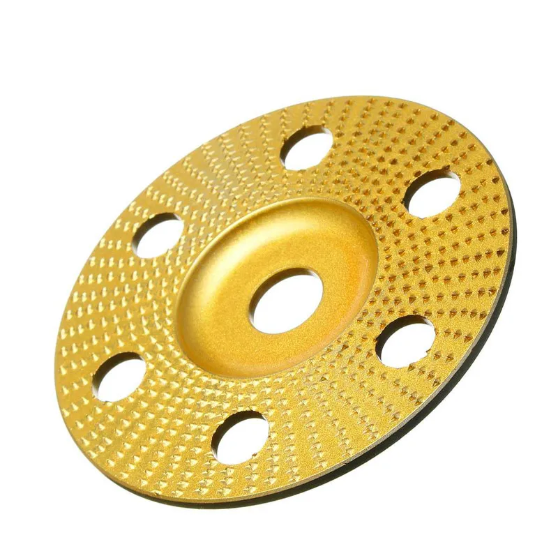 

100mm Wood Shaping Disc Flat Carving Disc with Hole 16mm Bore Sanding Grinder Wheel for 100 115 Angle Grinder New