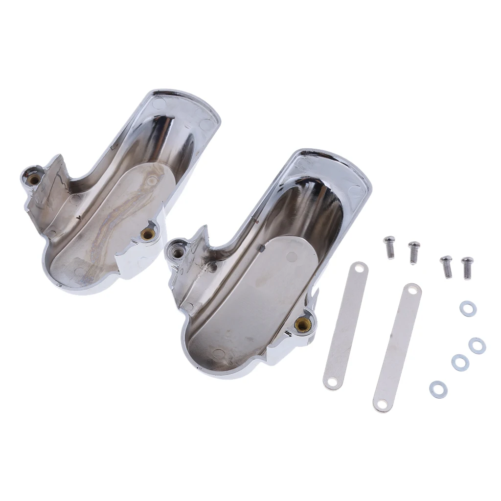 

Silver Rear Frame Axle Covers Set For 2006-2017 Dyna Models