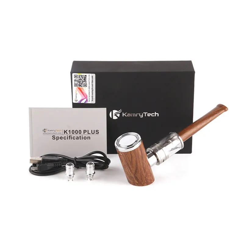 100% Оригинал Kamry K1000 Plus набор электронных трубок 1000 мАч Vape Pen деревянный дизайн