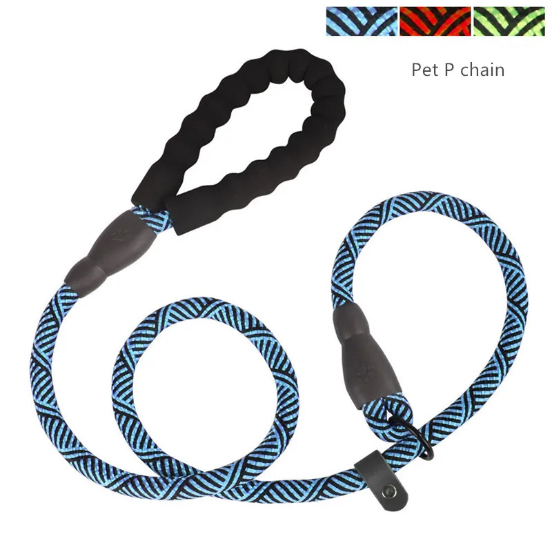 

Поводок для собак, светоотражающая прочная нейлоновая веревка для бега, прогулок, тренировок, больших и маленьких кошек, домашних животных