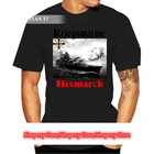 Кригсмарине Бисмарк-новые удивительные Графический серая Футболка-S-M-L-XL-XXL