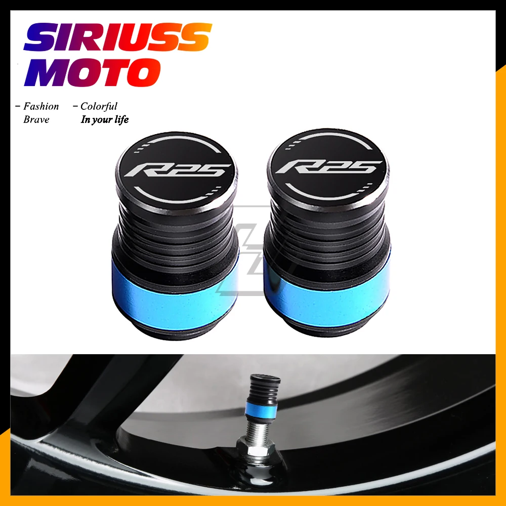 

Motorcycle Accessories Valve Stem Cap Set Case for Yamaha YZF-R25 R25 All Year