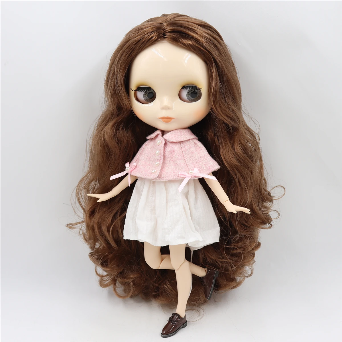 Ледяная фабрика blyth кукла игрушка шарнир тело bjd белая кожа блестящее лицо 1/6 игрушка 30 см распродажа специальное предложение