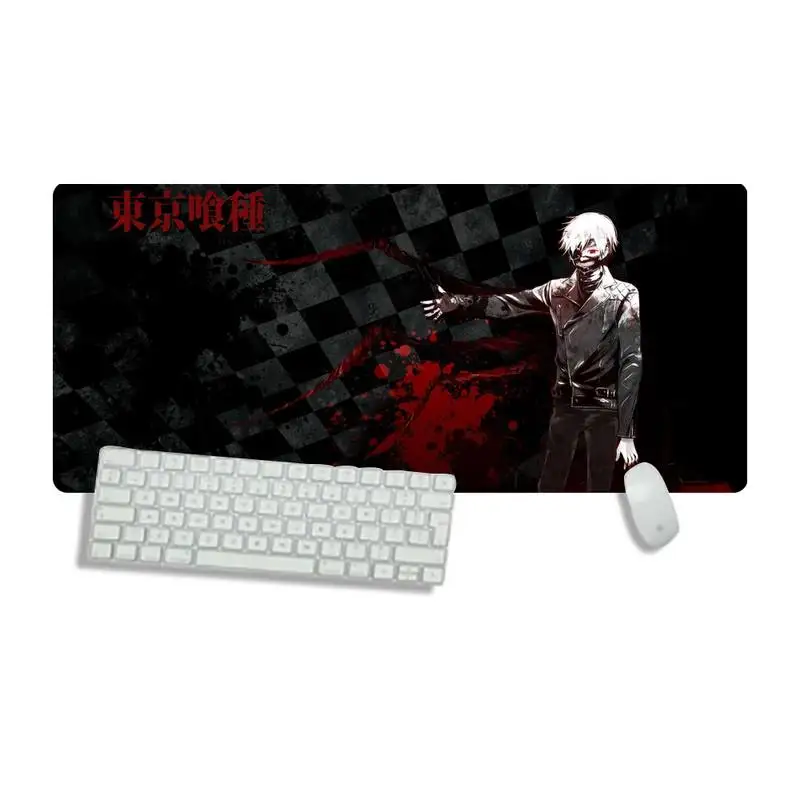 

Tokyo Ghoul anime Large Mouse pad PC Computer mat Desk Table Protect Office Work Mouse Mat pad X XL XXL Non-slip Cushion