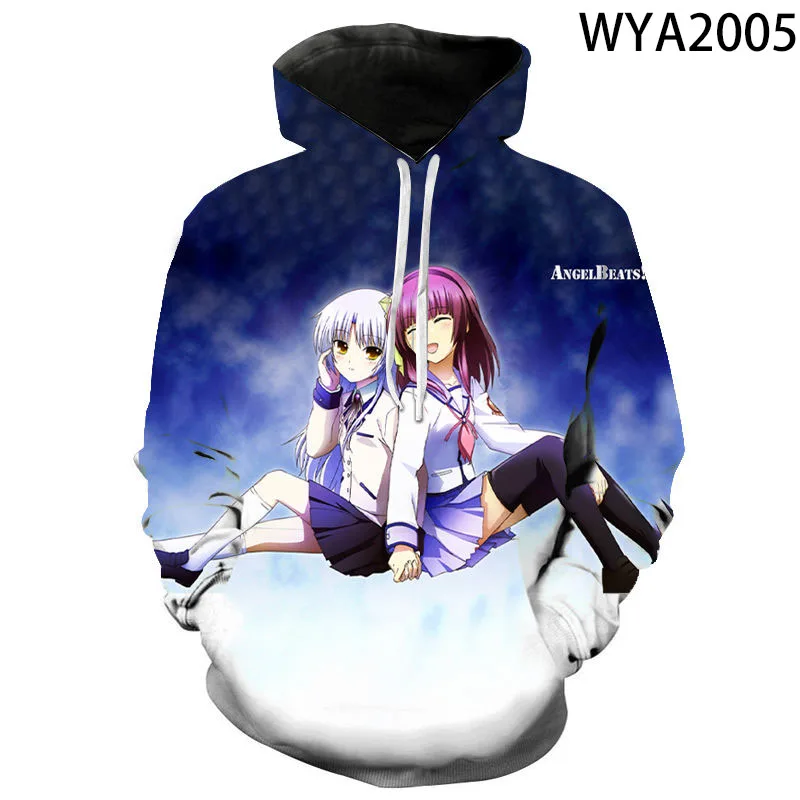 

Anime Angel Beats 2021New Men 3D Hoodies Brand Hoodie Men Clothes 3D All Over Printed Men HoodY Couple Clothes Cool Sweatshirt