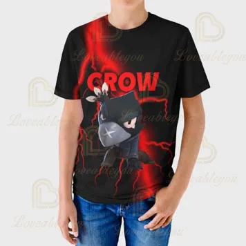 Children's Wear Shooting Game 3d Swearshirt Boys Girls Tops Kids T-shirt Browlings WEREWOLF LEON Cute T-shirts Teen Clothes |