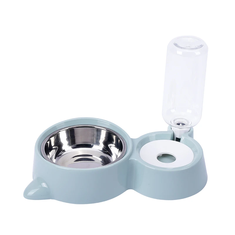 Кормушки для кошек с питьевой водой большие пластиковые кормушки из нержавеющей