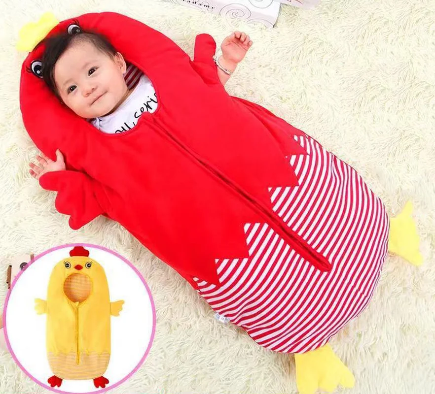 

Спальный мешок детский, портативный, с рисунком лягушки