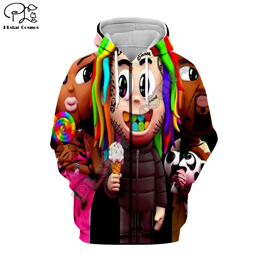 

PLstarCosmos 3DPrint NewFashion RapperStar NickiMinaj 6ix9ine Kanye Harajuku Streetwear UnisexFunny Casual Hoodie/Sweatshirt/Zip