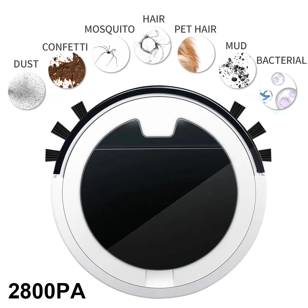Электрический пылесос робот для автоматической уборки с функциями Мощное