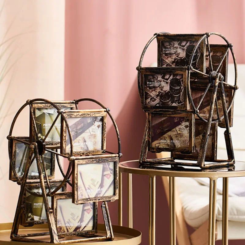 Рамка для фотографий сделай сам в европейском ретро стиле романтическое колесо