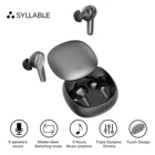 Оригинальные наушники SYLLABLE WD1100 TWS, 5 часов работы, настоящие Беспроводные стереонаушники, режим переключения ведущего элемента, сенсорная гарнитура, 350 мАч