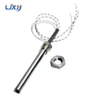 Нагревательный элемент цилиндрической резьбы LJXH DN10 (38 дюйма), нагревательный элемент 12x10 0150200250300 мм, размер трубки для водонагревателя с гайкой