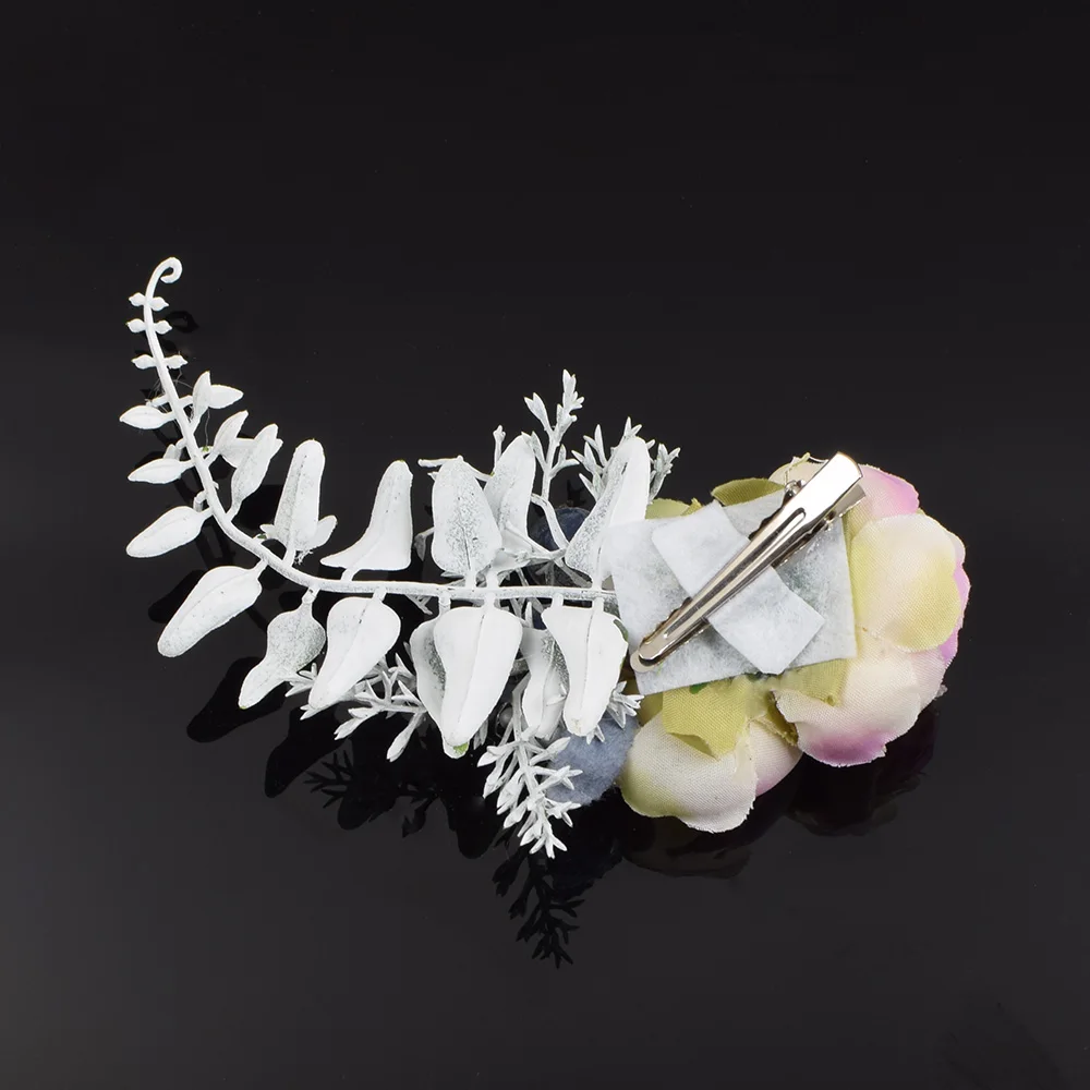 Свадебная заколка для волос в виде цветка свадебные украшения аксессуары