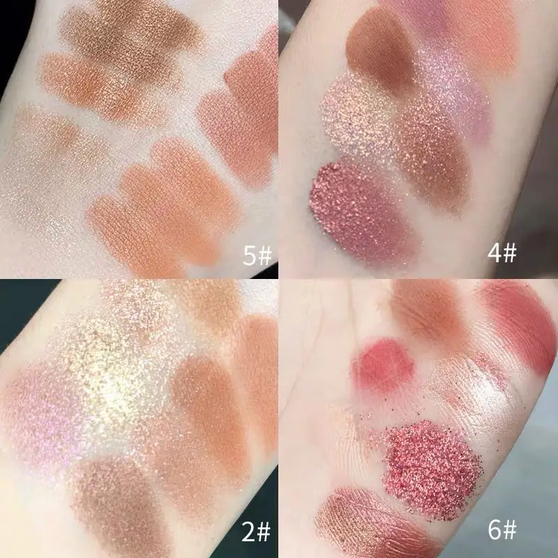 New Arrival Charming Eyeshadow Palette 9 Color Make up Matte Shimmer Pigmented Eye Shadow Powder Beauty Glazed |