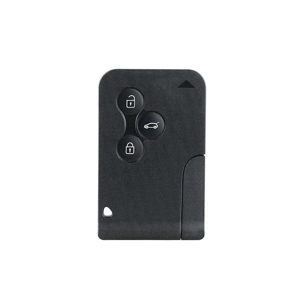 3 Button Smart Card For Renault Clio Logan Megane 2 Koleos Scenic Case Black Car Key Fob Shell With Small | Автомобили и