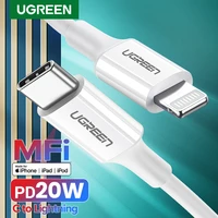 ugreen mfi usb type c to lightning cable for iphone 13 mini pro max pd18w 20w fast usb charging data cable for macbook pd cable