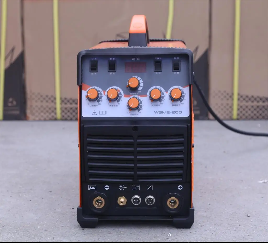 JASIC WSME-200 TIG-200P AC DC tig сварочный аппарат с аксессуарами двойной импульсный аргонодуговой сварочный аппарат бытовой алюминий