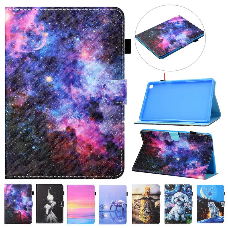 

Tablet Case for Samsung Galaxy Tab A7 2020 T500 Case Funda Fashion Painted Flip Cover for Galaxy Tab A7 10.4 SM-T500 T505 T507