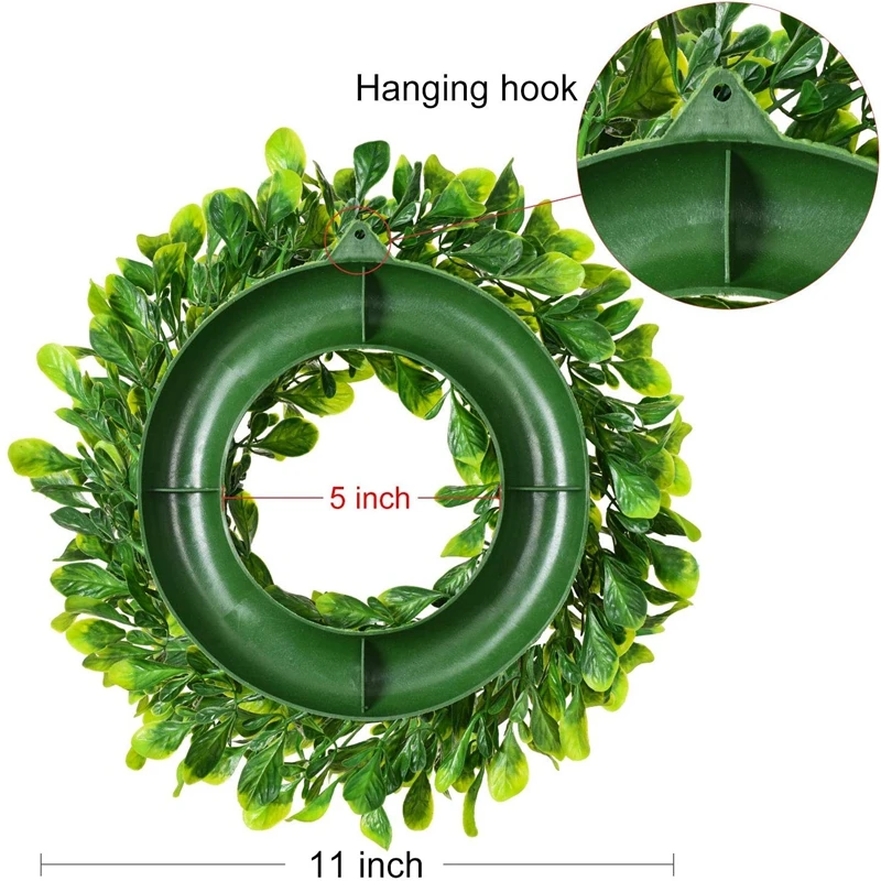 

Artificial Plants Christmas Garland Home Decor Rattan Door Wedding Decorative Bridal Wreath Eucalyptus Leaves Cheap Fake Grass