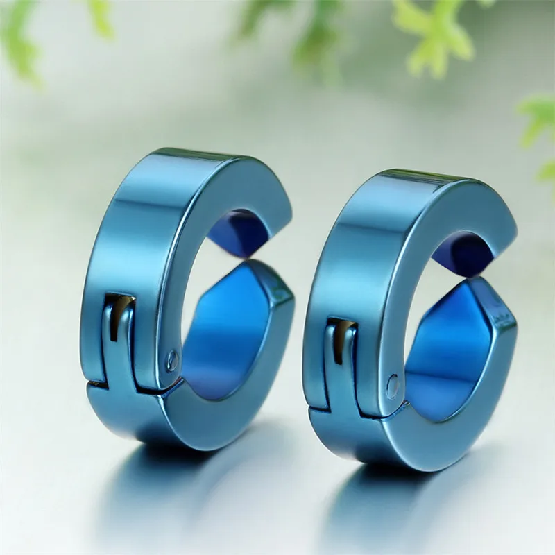 Серьги-клипсы Huggie унисекс без пирсинга на выбор подарок для мужчин и женщин