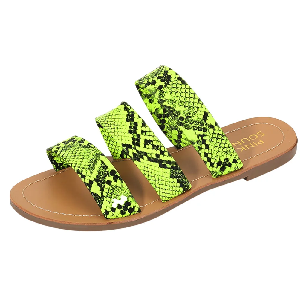 SAGACE/женская повседневная обувь Домашние Банные Тапочки со змеиным узором Новая