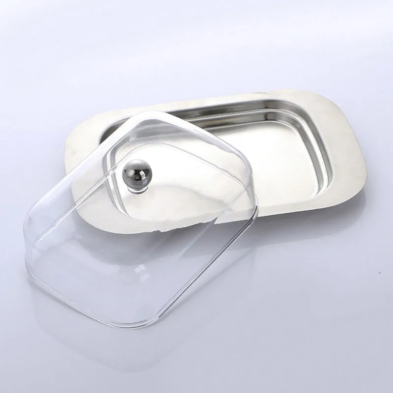 Контейнер для масла из нержавеющей стали кухни посуда готовки поднос хранения