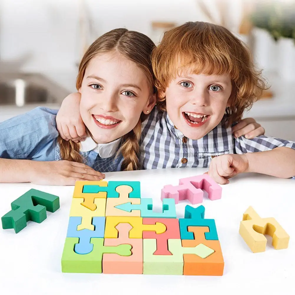 

Building Block Puzzle Educational Toys Early Childhood Education Children's Toys Wooden Educational Toys